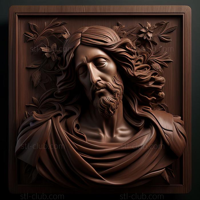 3D model st jesus (STL)